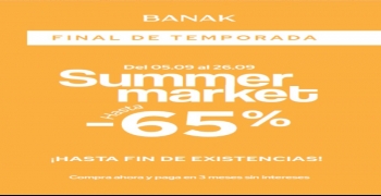 " SUMMER MARKET "  hasta - 65% 